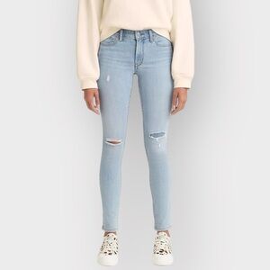 Levi’s 711 Distressed Skinny Jeans